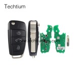 433mhz  ID48 chip ASK FCC:8E0837220Q/8E0837220K/8E0837220D 3 button remote key for Audi A4
